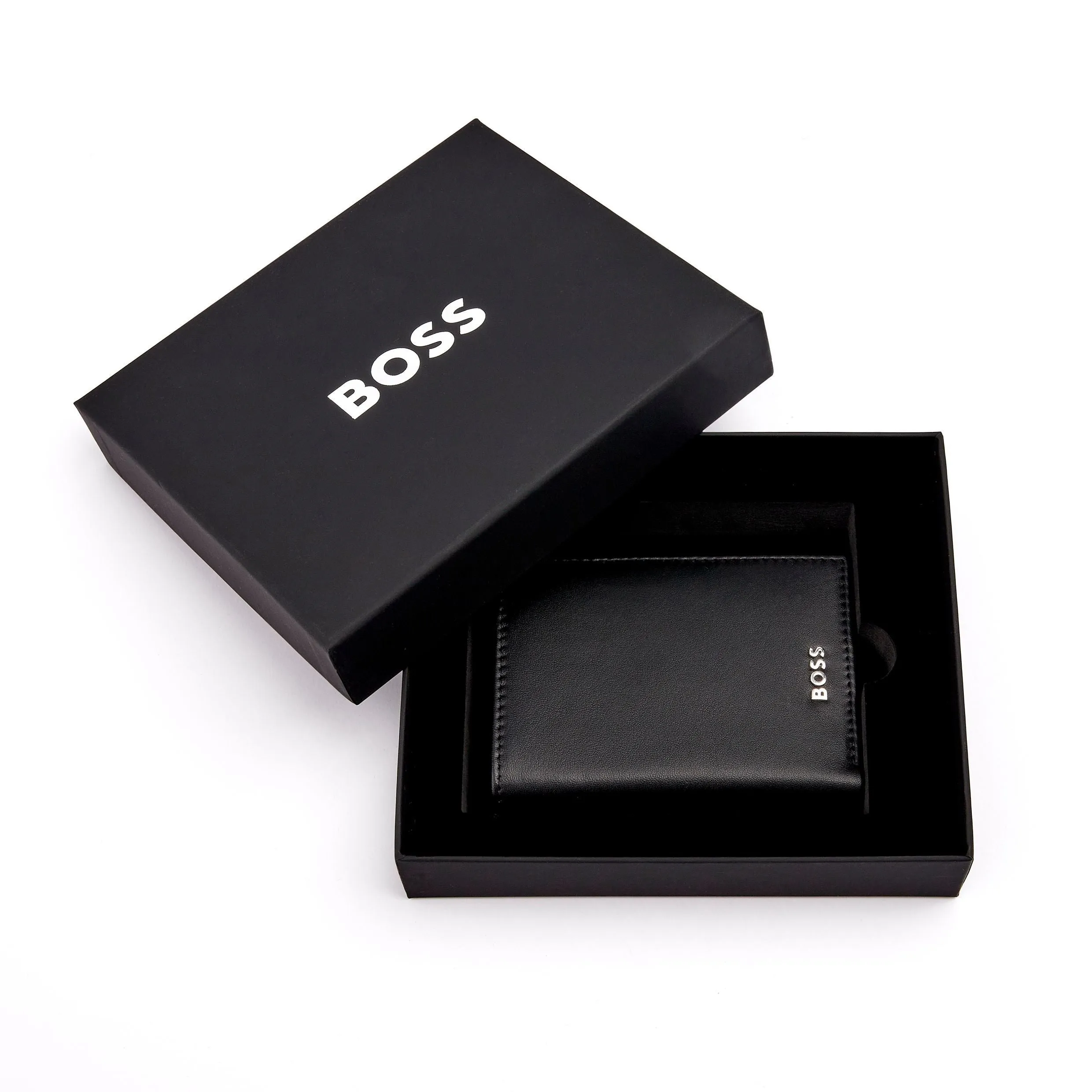 HUGO BOSS HLE403A-Folding Card holder Classic Smooth Black