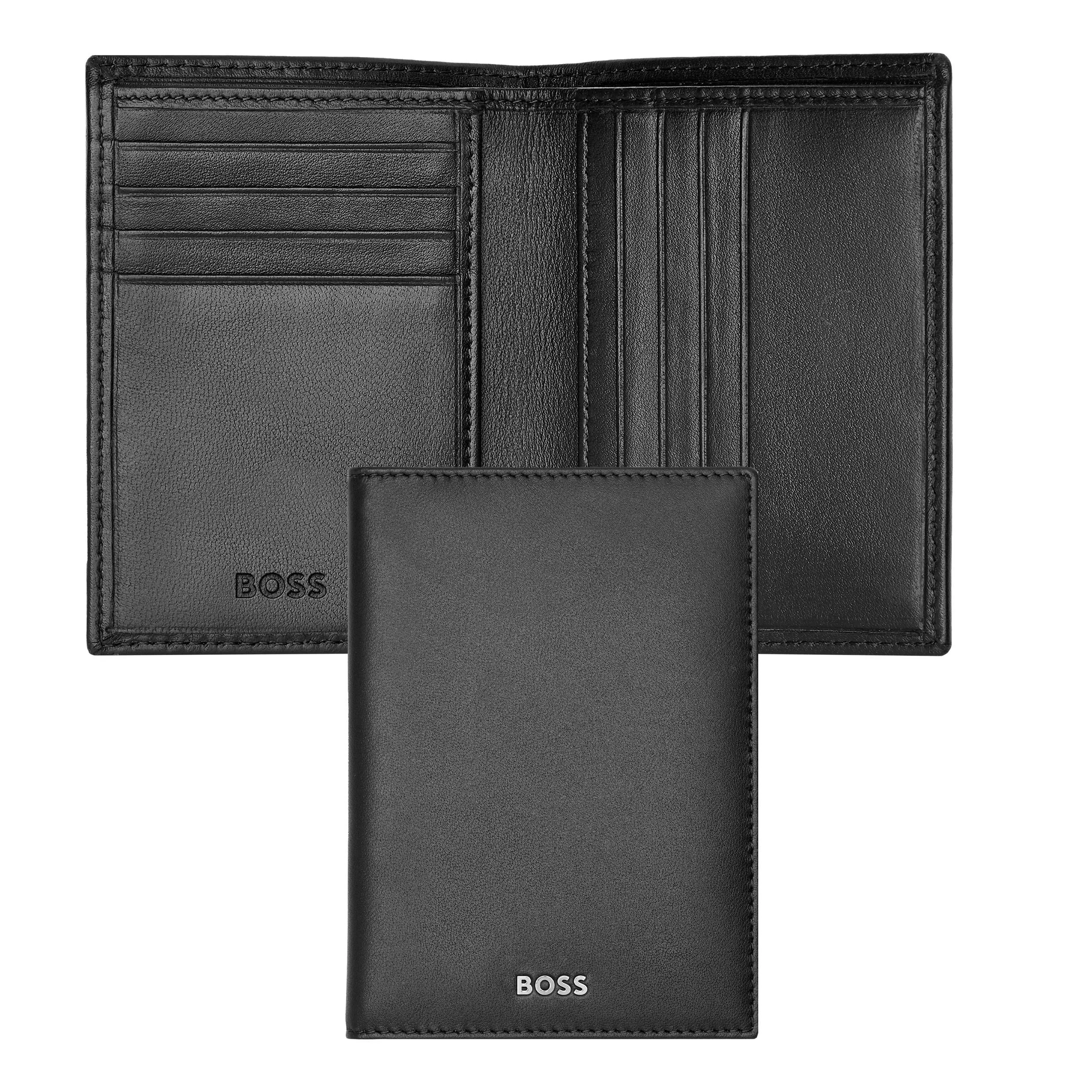 HUGO BOSS HLE403A-Folding Card holder Classic Smooth Black
