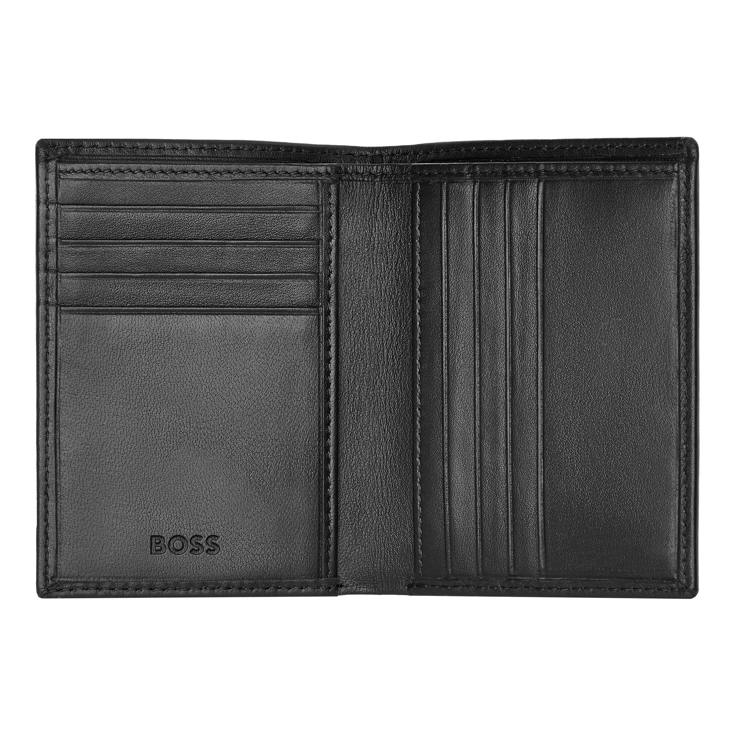 HUGO BOSS HLE403A-Folding Card holder Classic Smooth Black