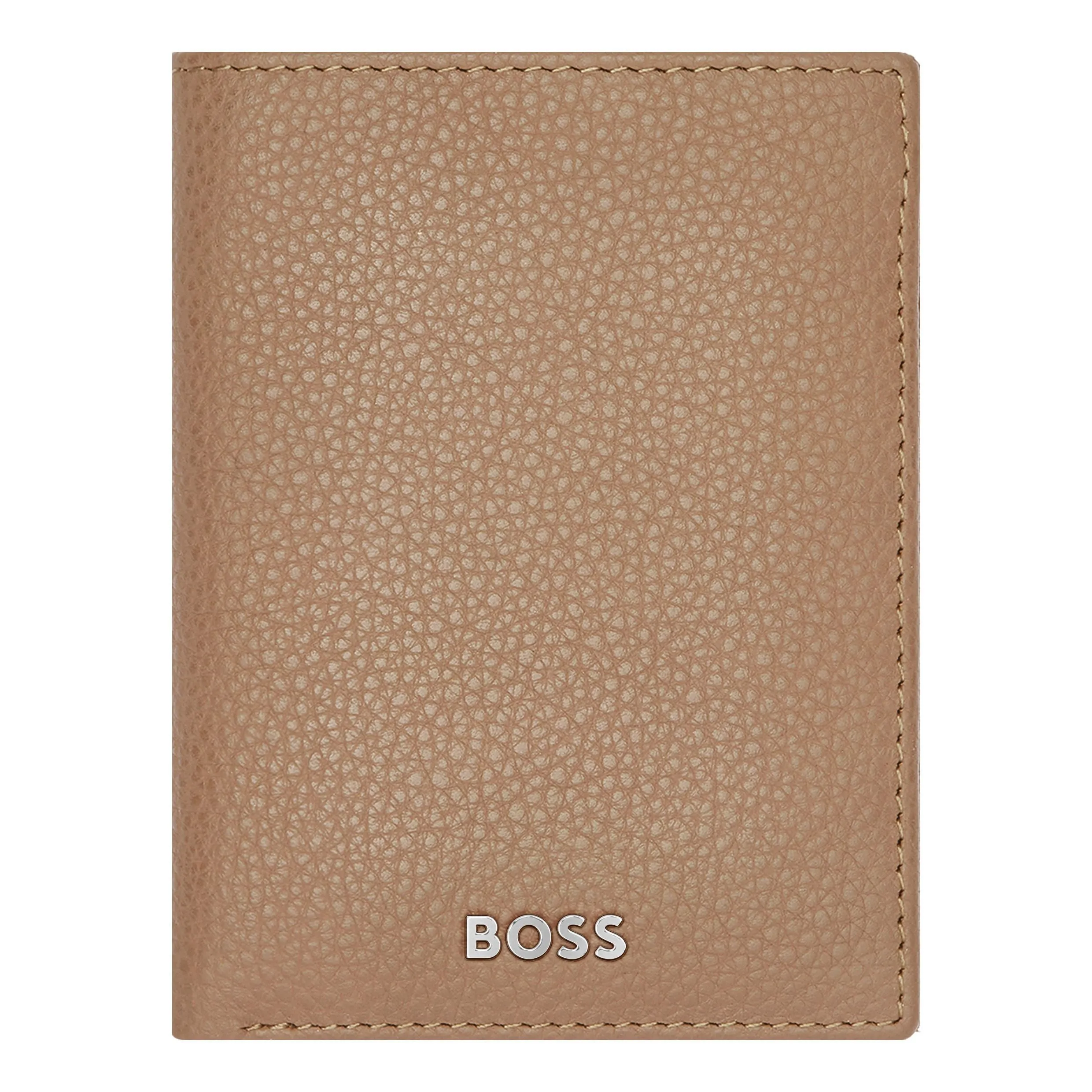 HUGO BOSS HLF416X-Card holder trifold Classic Grained Camel
