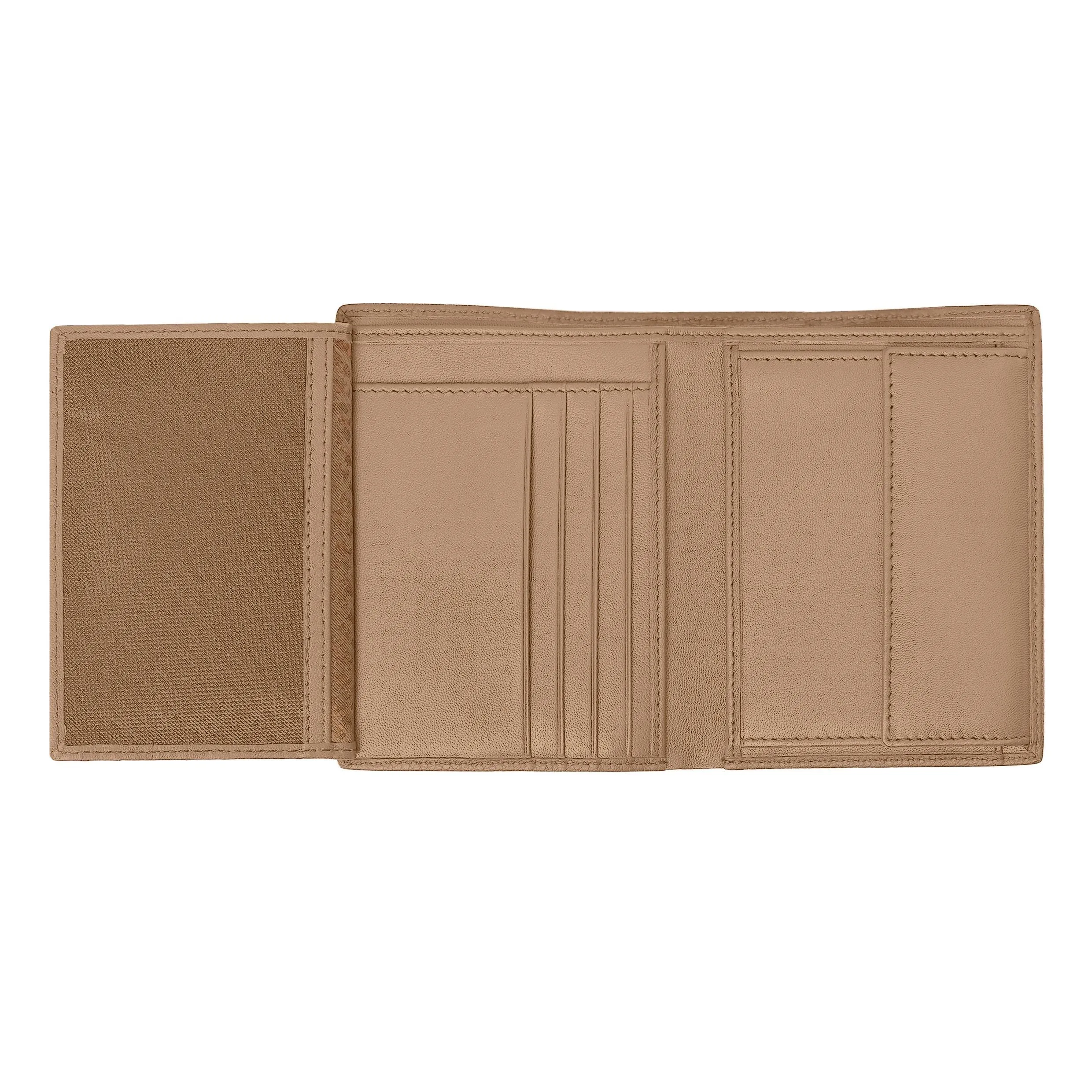 HUGO BOSS HLO416X - Money wallet Vertical flap Classic Grained Camel