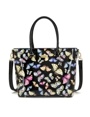 IMPERIA PATENT LEATHER GRIP HANDLE BAG- SF29-8787- NEW IN