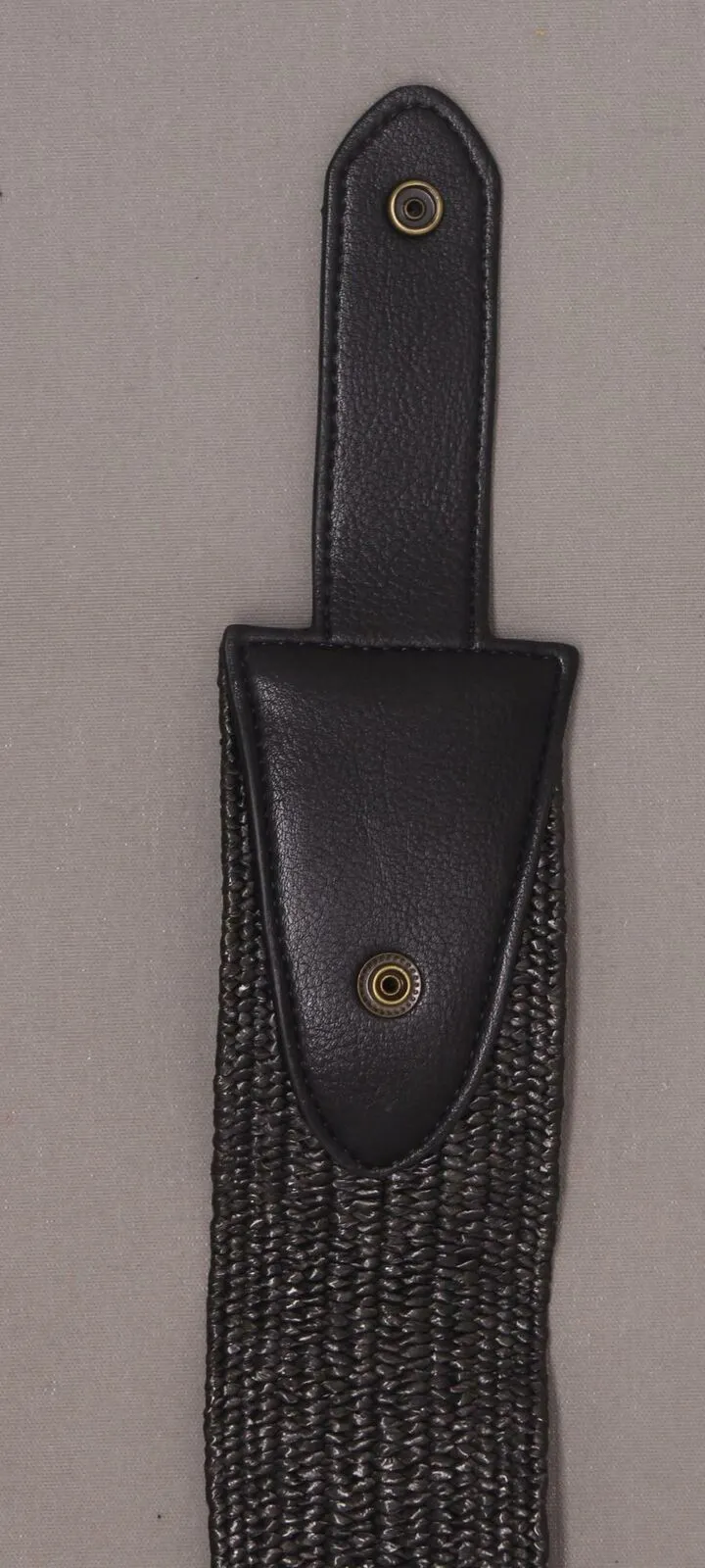 INC International Concepts Women's Bamboo Buckle Faux Leather Stretch Belt