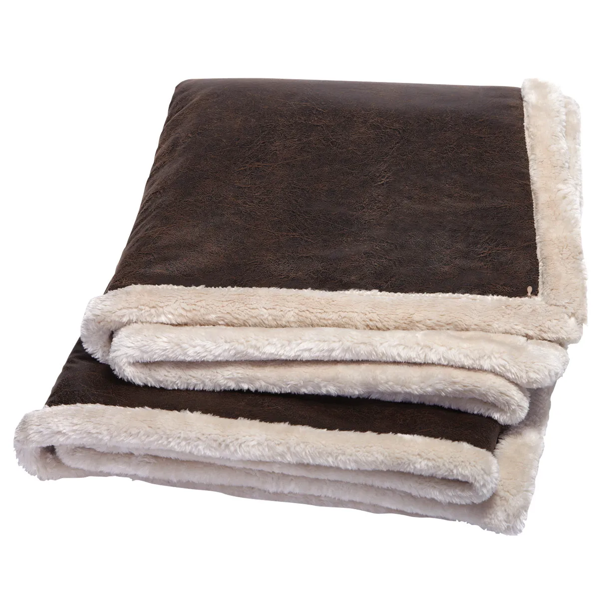 JCK25 Kanata Faux Leather Throw