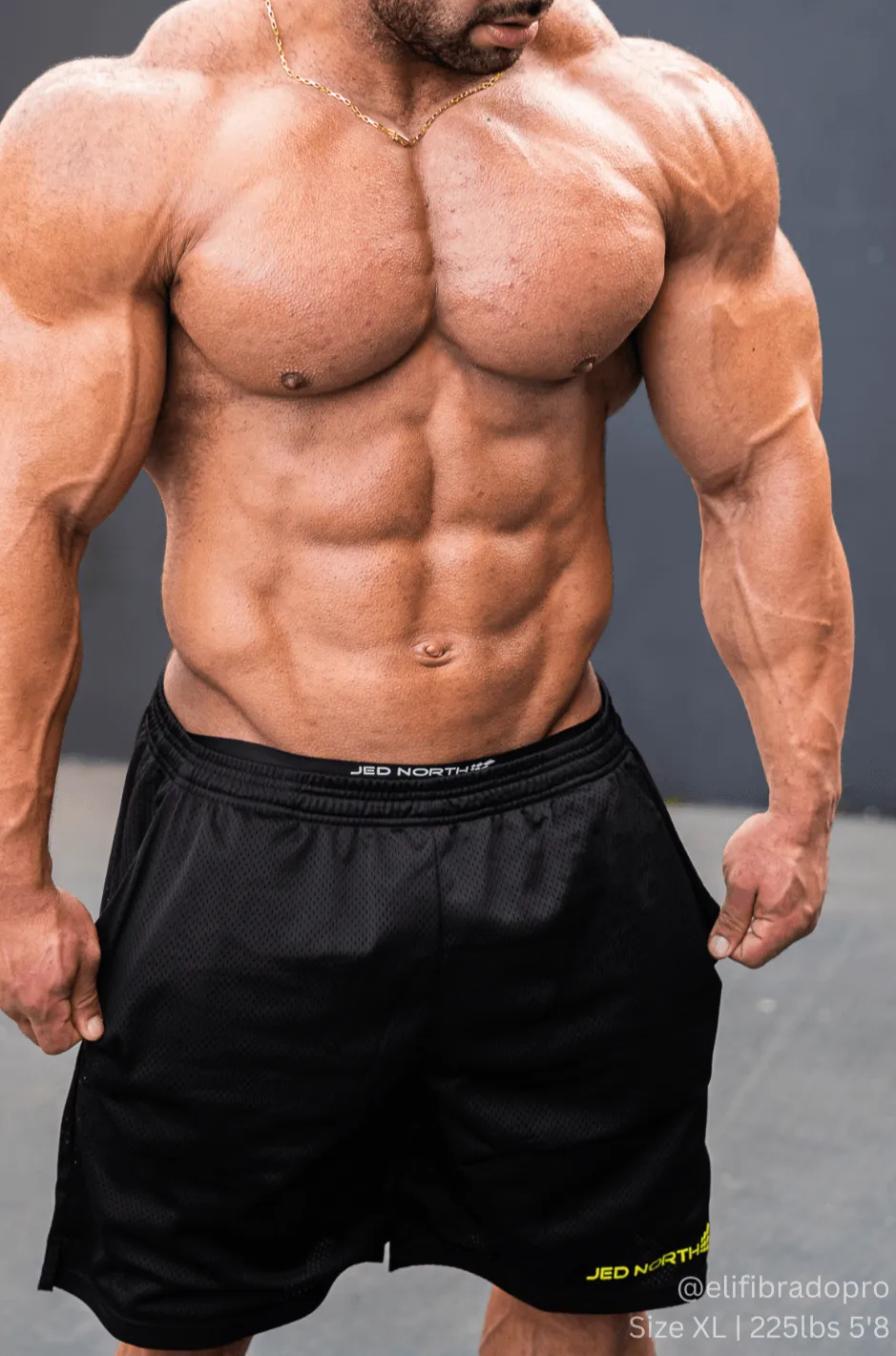 Jersey Mesh Shorts 7.5" - Black