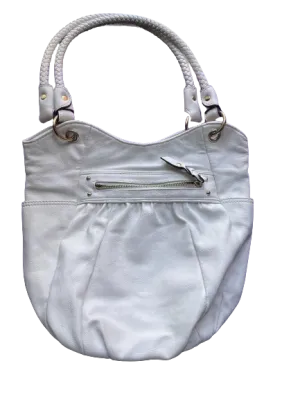 Jessica White PVC Shoulder Bag