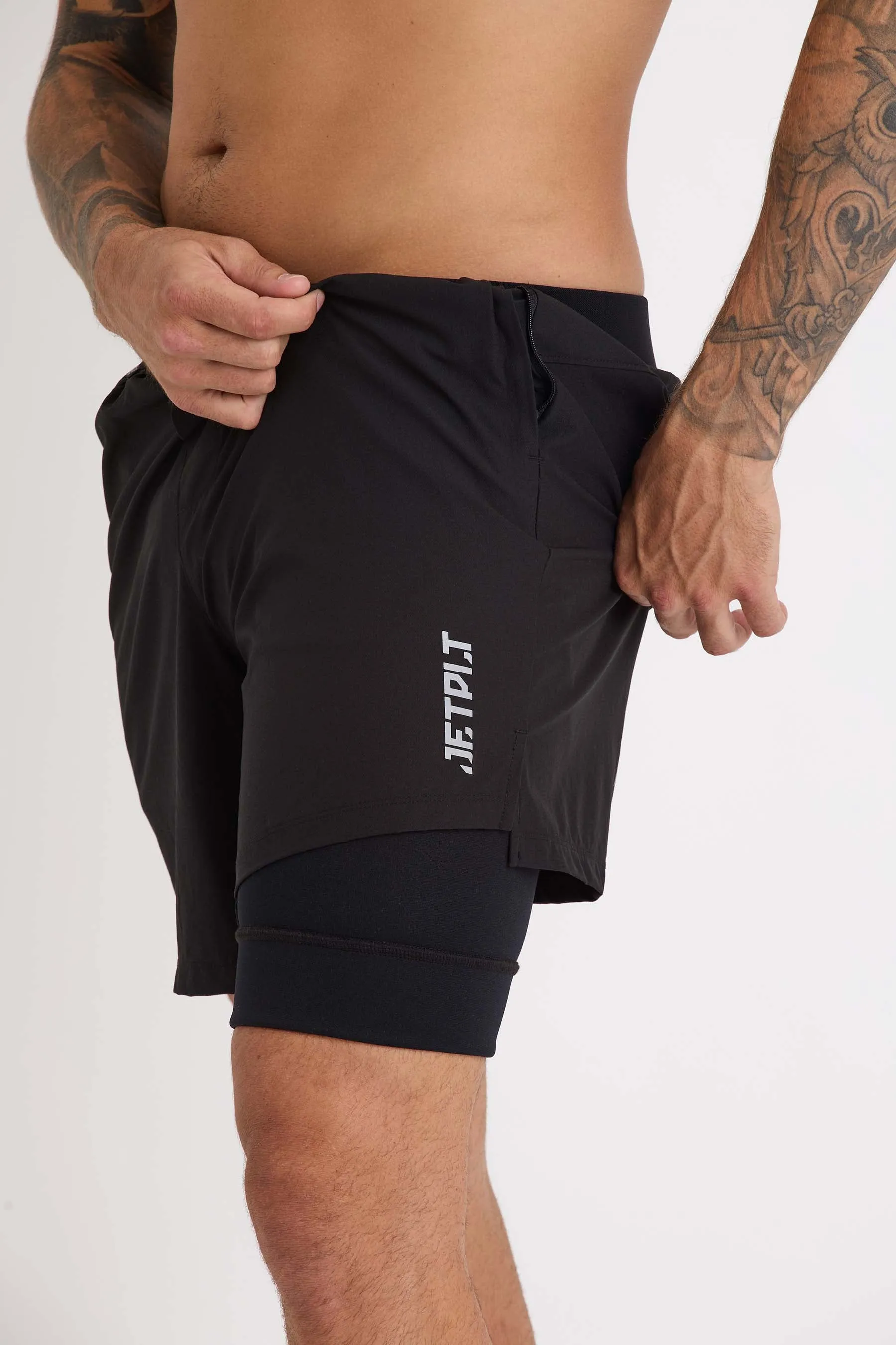 Jetpilot Rideshort Lycra - Black