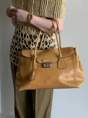 Jil Sander leather portfolio bag
