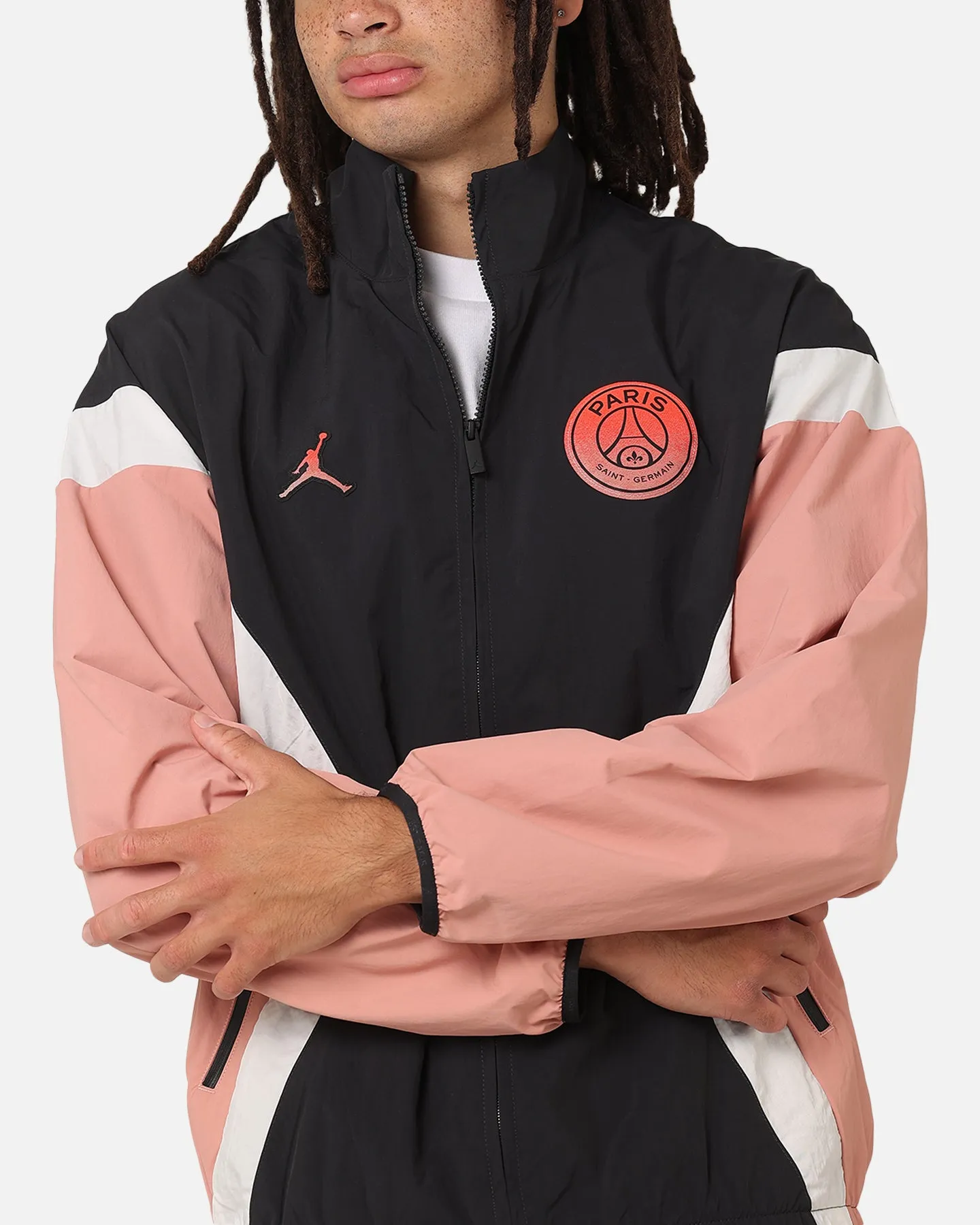 Jordan Paris Saint-Germain Anthem Jacket Rust Pink/Off Noir/Sail