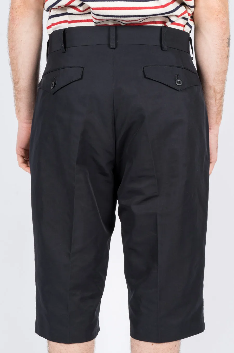 JUNYA WATANABE POLY SHORT PANTS BLACK