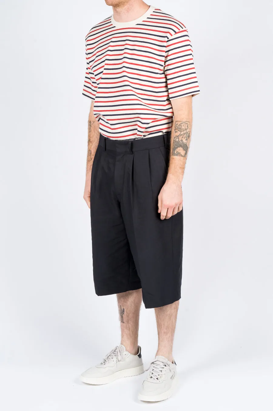 JUNYA WATANABE POLY SHORT PANTS BLACK
