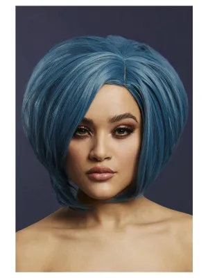 Karen Petrol Blue Blend Heat Resistant Accessory Wig