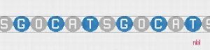 Kentucky GO CATS Circles Belt or Purse Strap