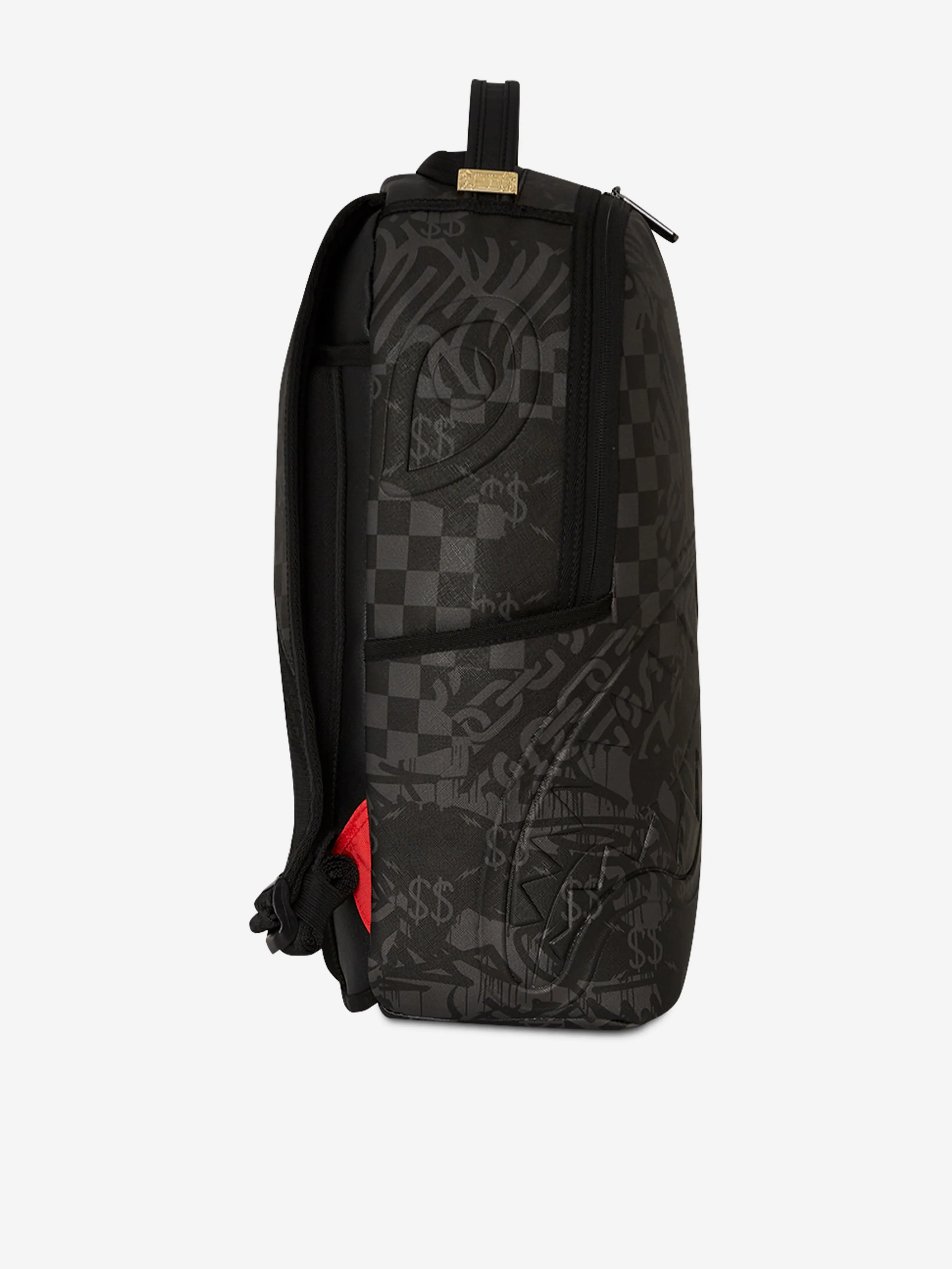 Kids 3AM Check Backpack in Black (46cm)