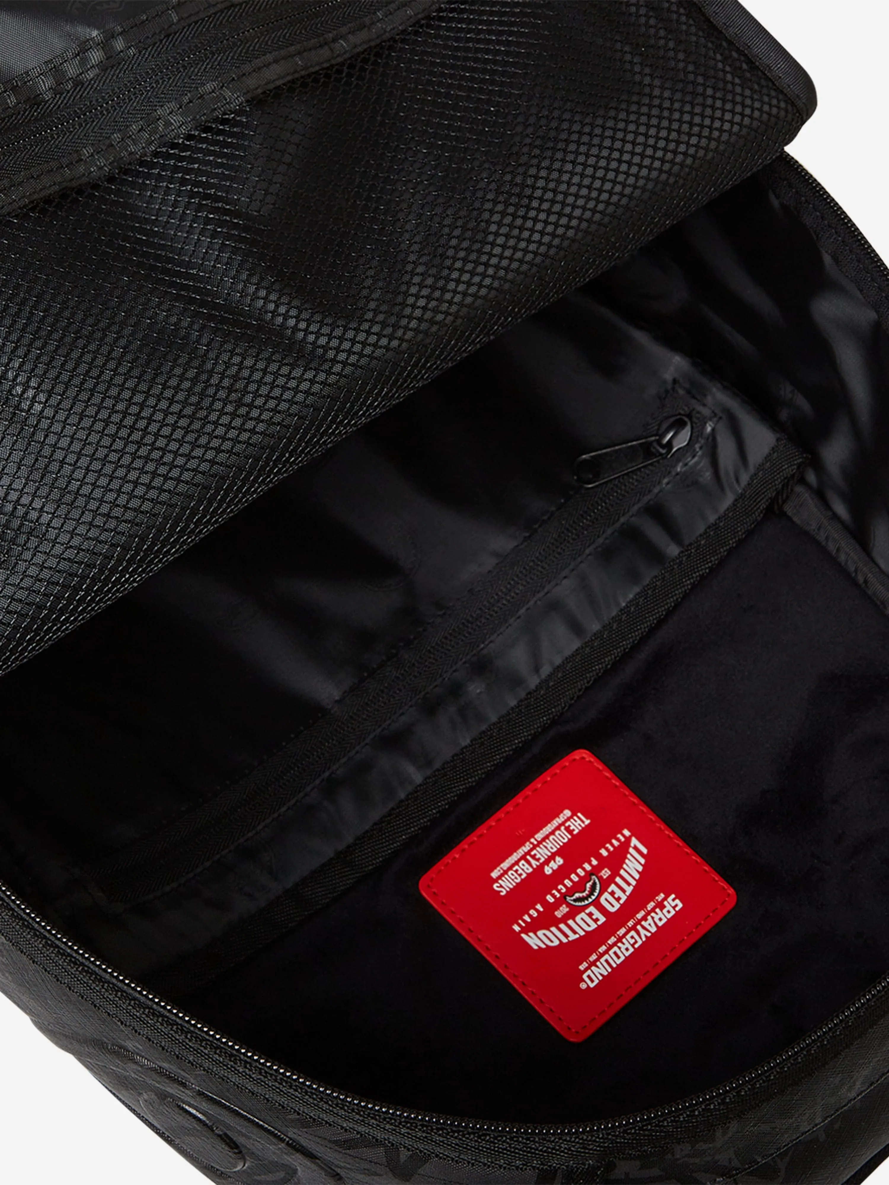 Kids 3AM Check Backpack in Black (46cm)