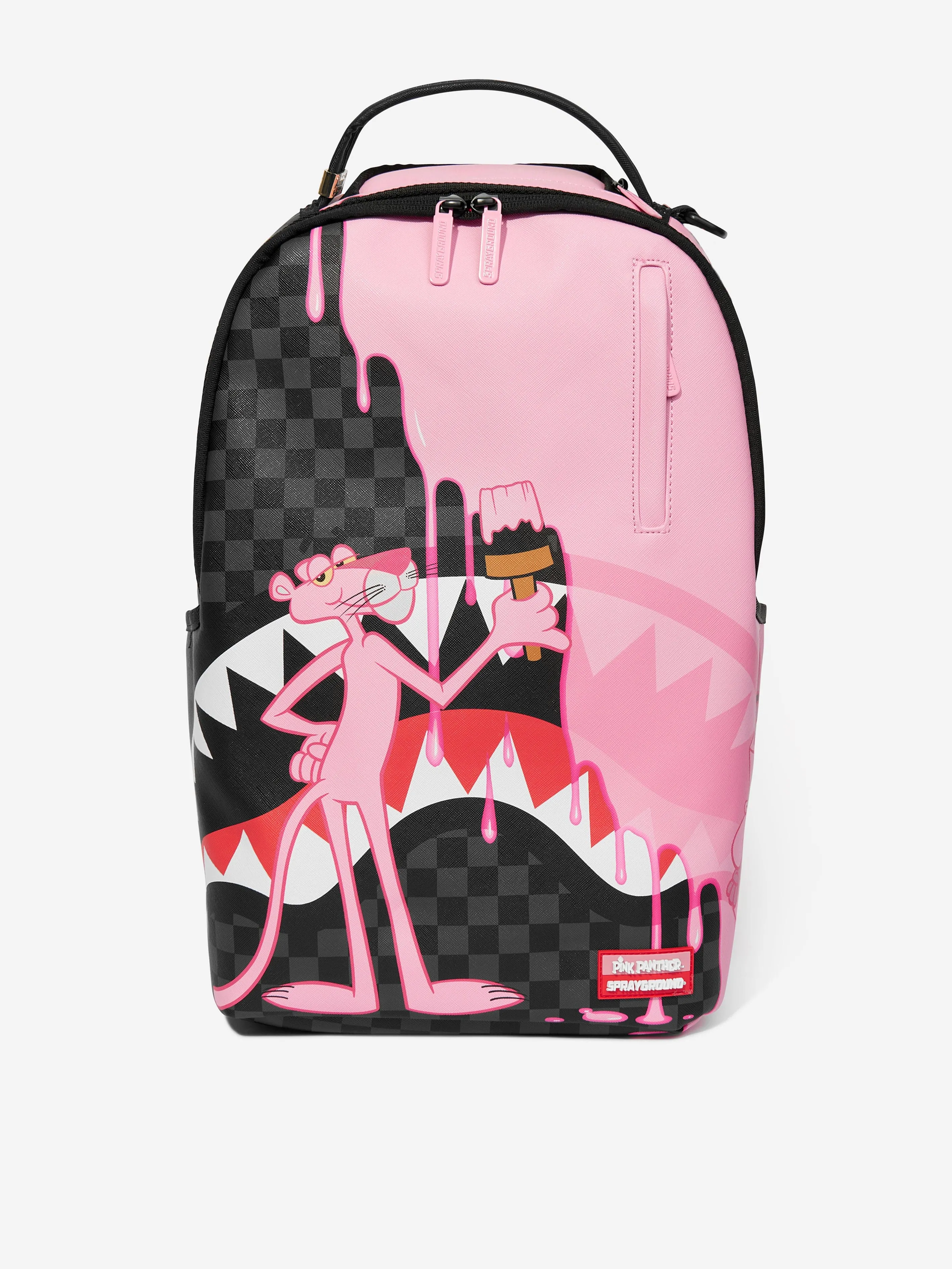 Kids Pink Panther Half Painted Backpack in Pink (46cm)