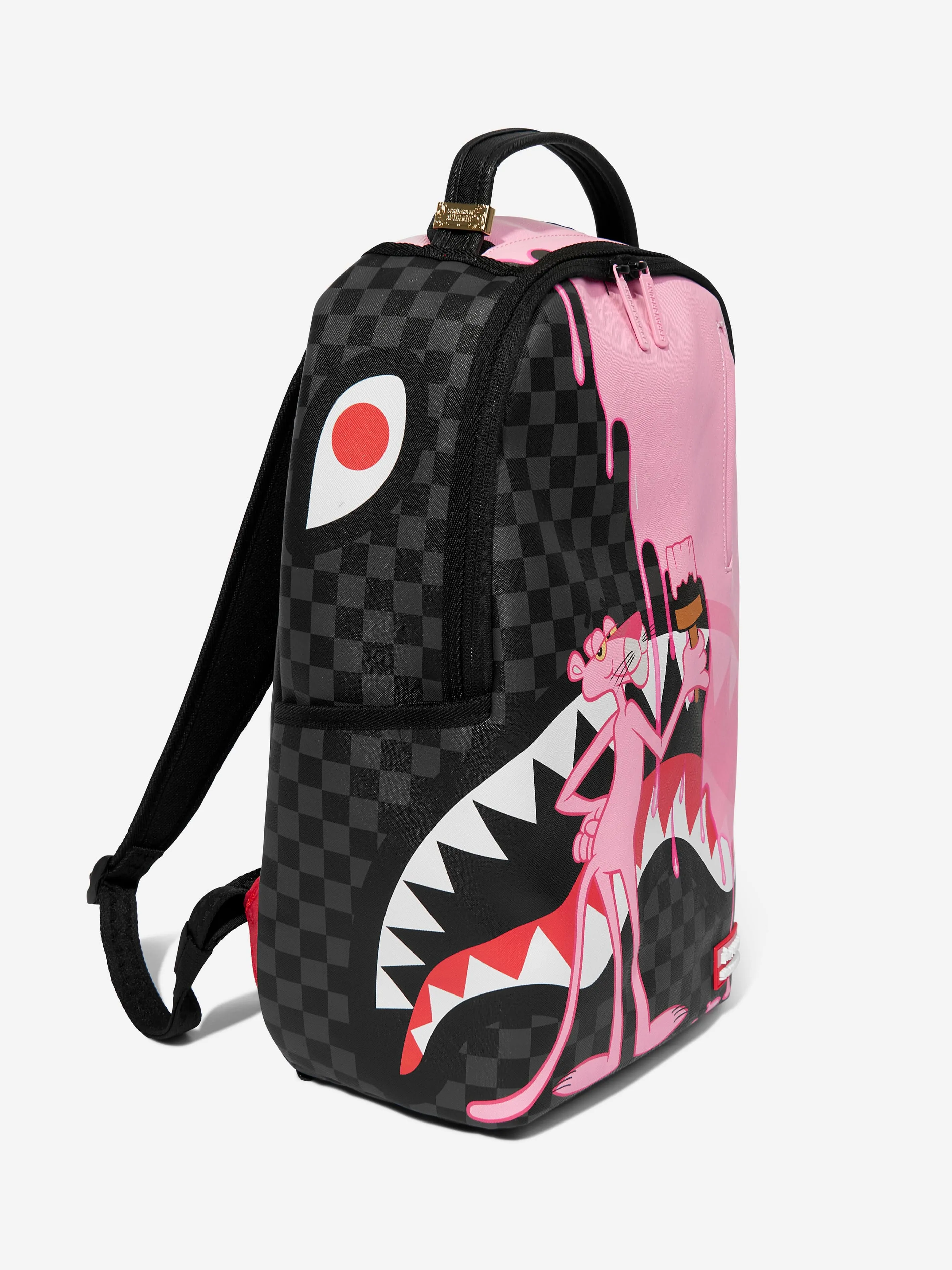 Kids Pink Panther Half Painted Backpack in Pink (46cm)