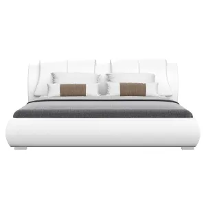 King Bed White