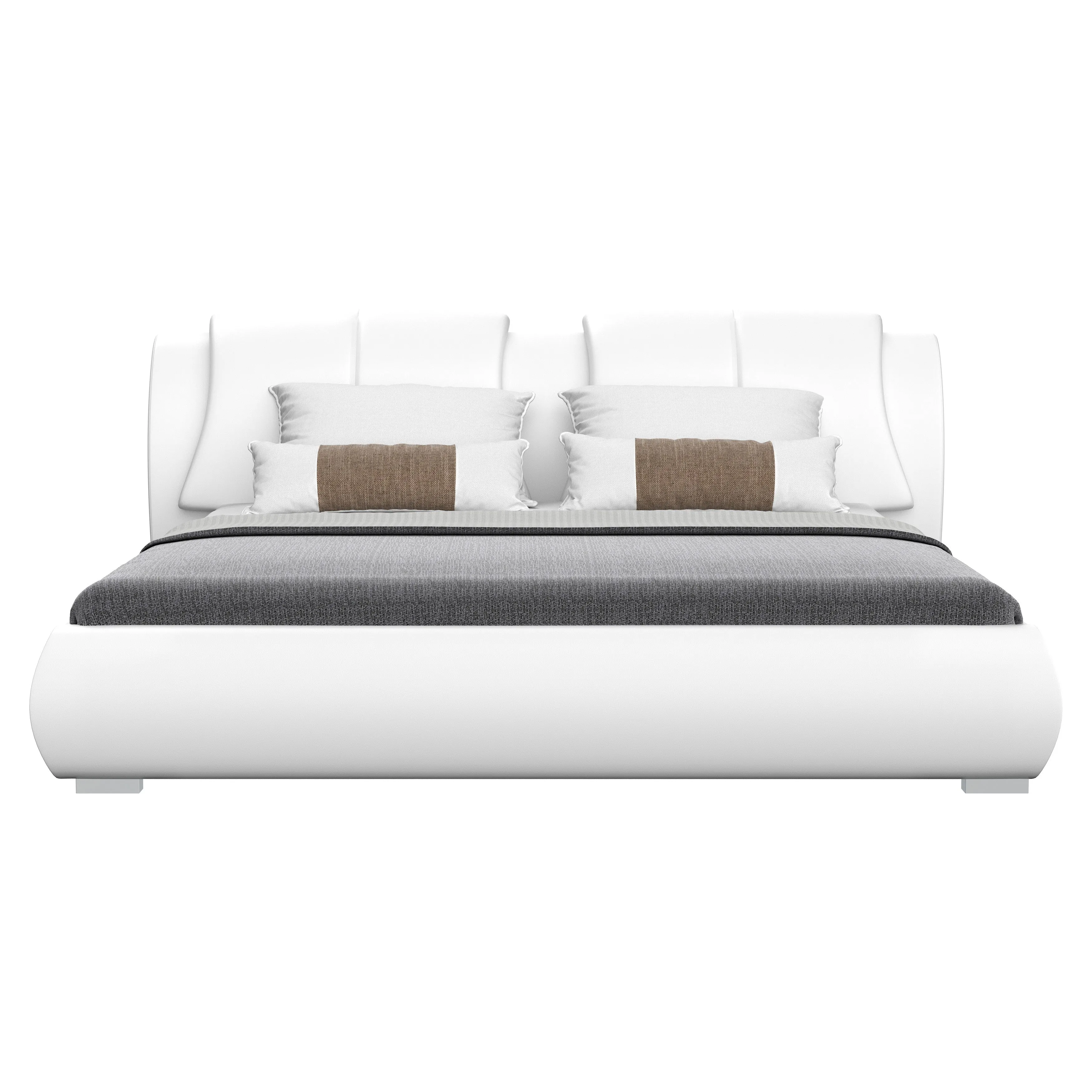 King Bed White