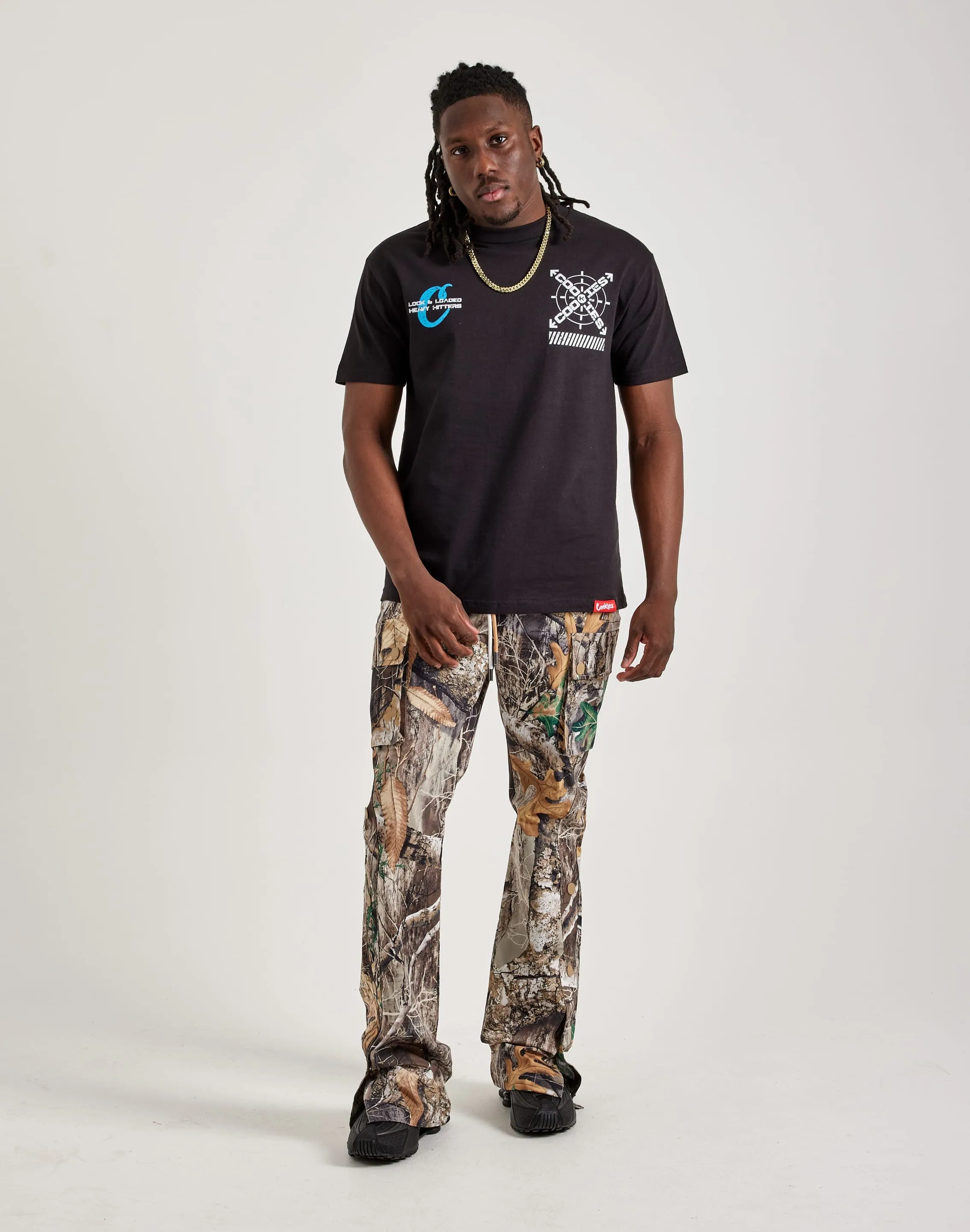 Kloud 9 Nylon Flare Cargo Pants