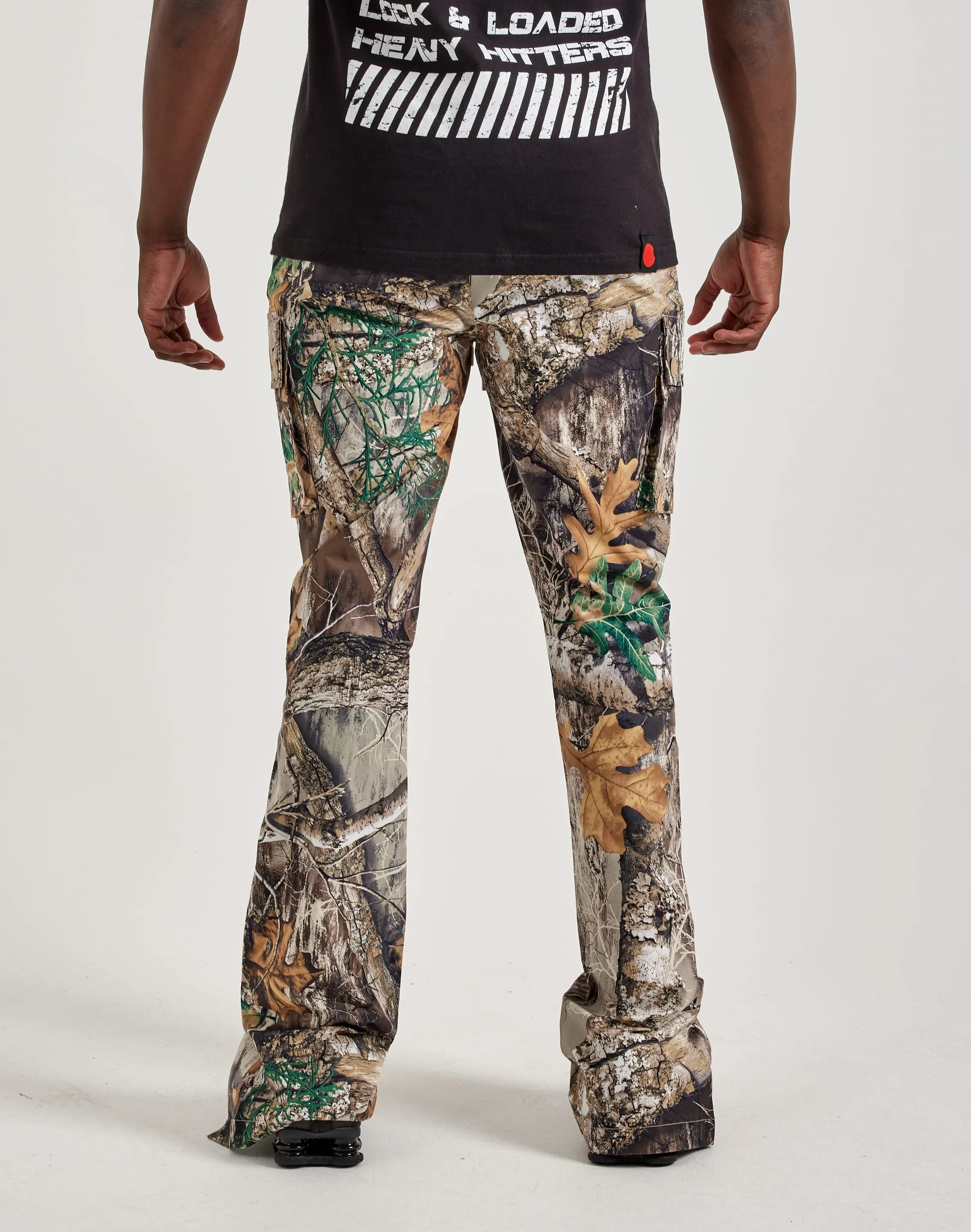 Kloud 9 Nylon Flare Cargo Pants