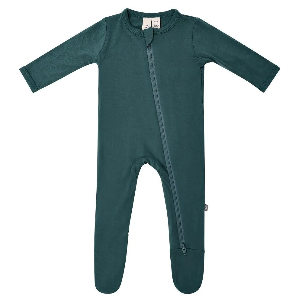Kyte Baby Zippered Footie (Emerald)