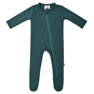 Kyte Baby Zippered Footie in Emerald