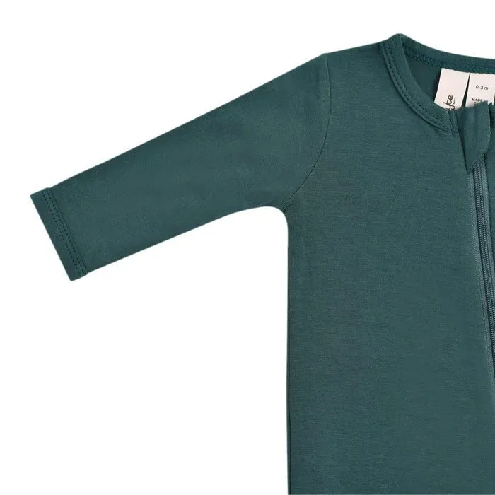 Kyte Baby Zippered Footie in Emerald