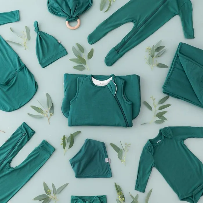Kyte Baby Zippered Footie in Emerald