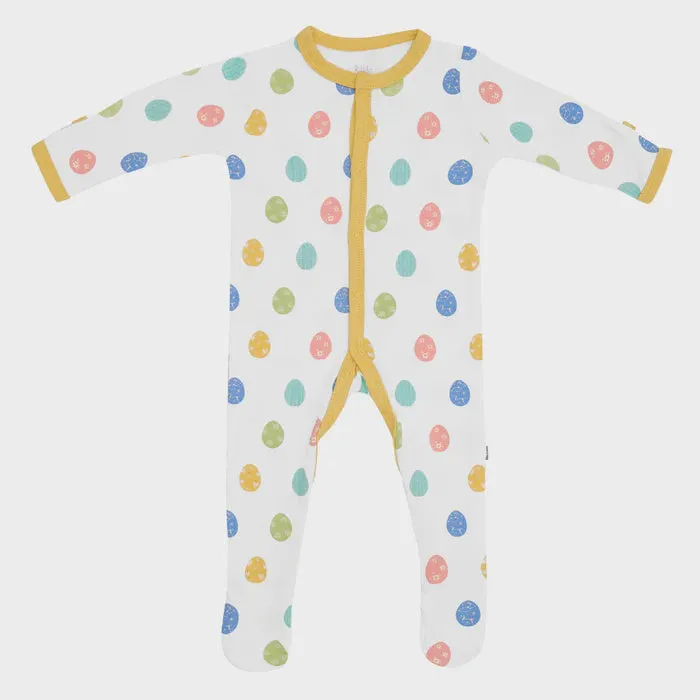 Kyte Zippered Footie in Spring Egg