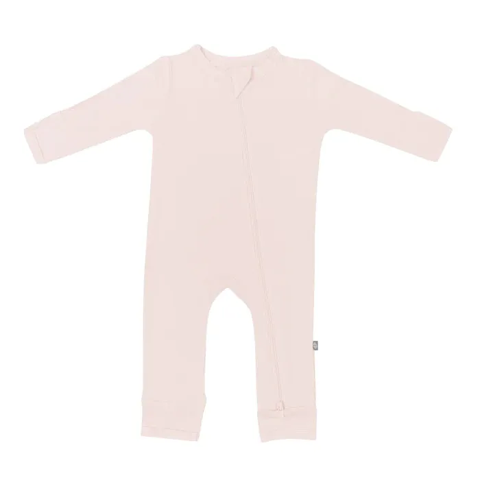 Kyte Zippered Romper- Blush