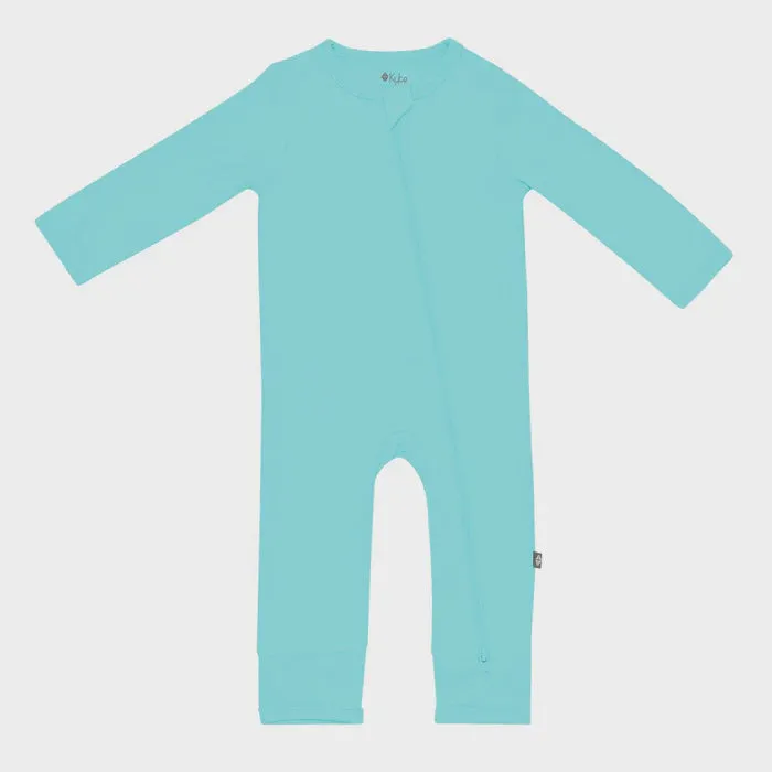 Kyte Zippered Romper in Robin
