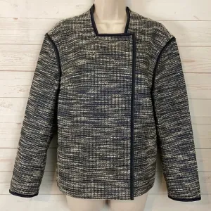 Lafayette 148 Sz L Tweed 2 Button Blazer Jacket