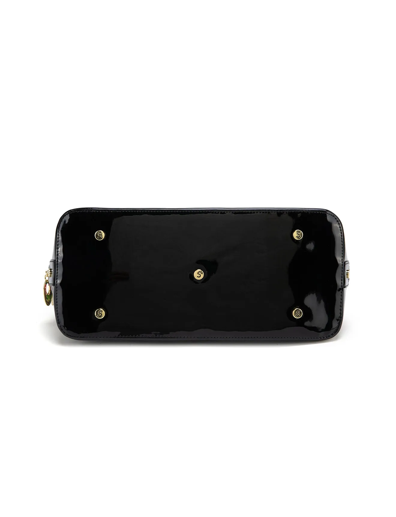 LAUREN  PATENT LEATHER DOME BAG- SF8-6801- SALE