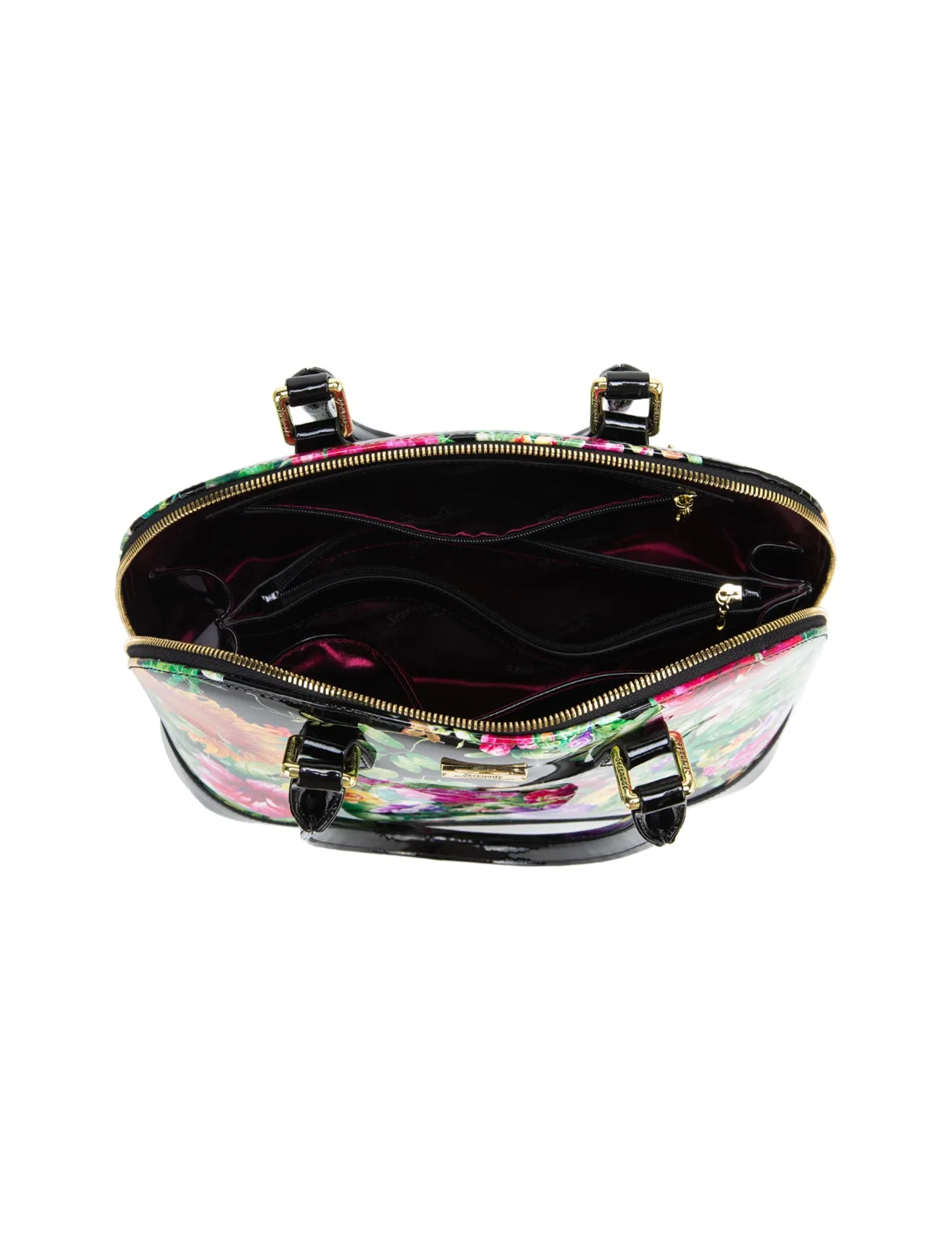 LAUREN  PATENT LEATHER DOME BAG- SF8-6801- SALE