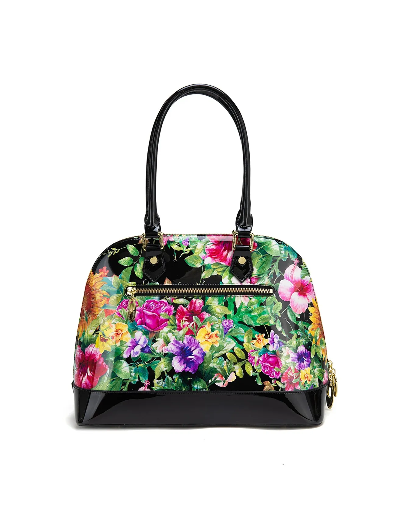 LAUREN  PATENT LEATHER DOME BAG- SF8-6801- SALE
