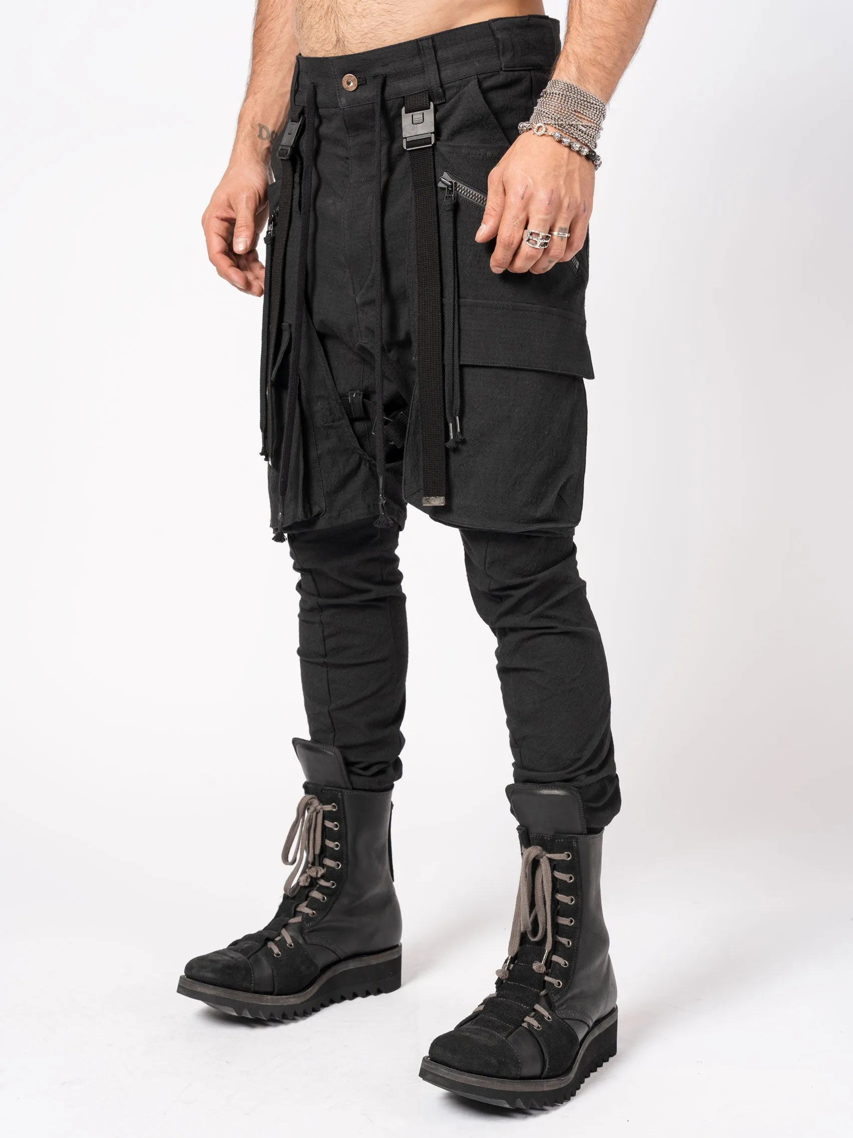 Layered Cargo Pants