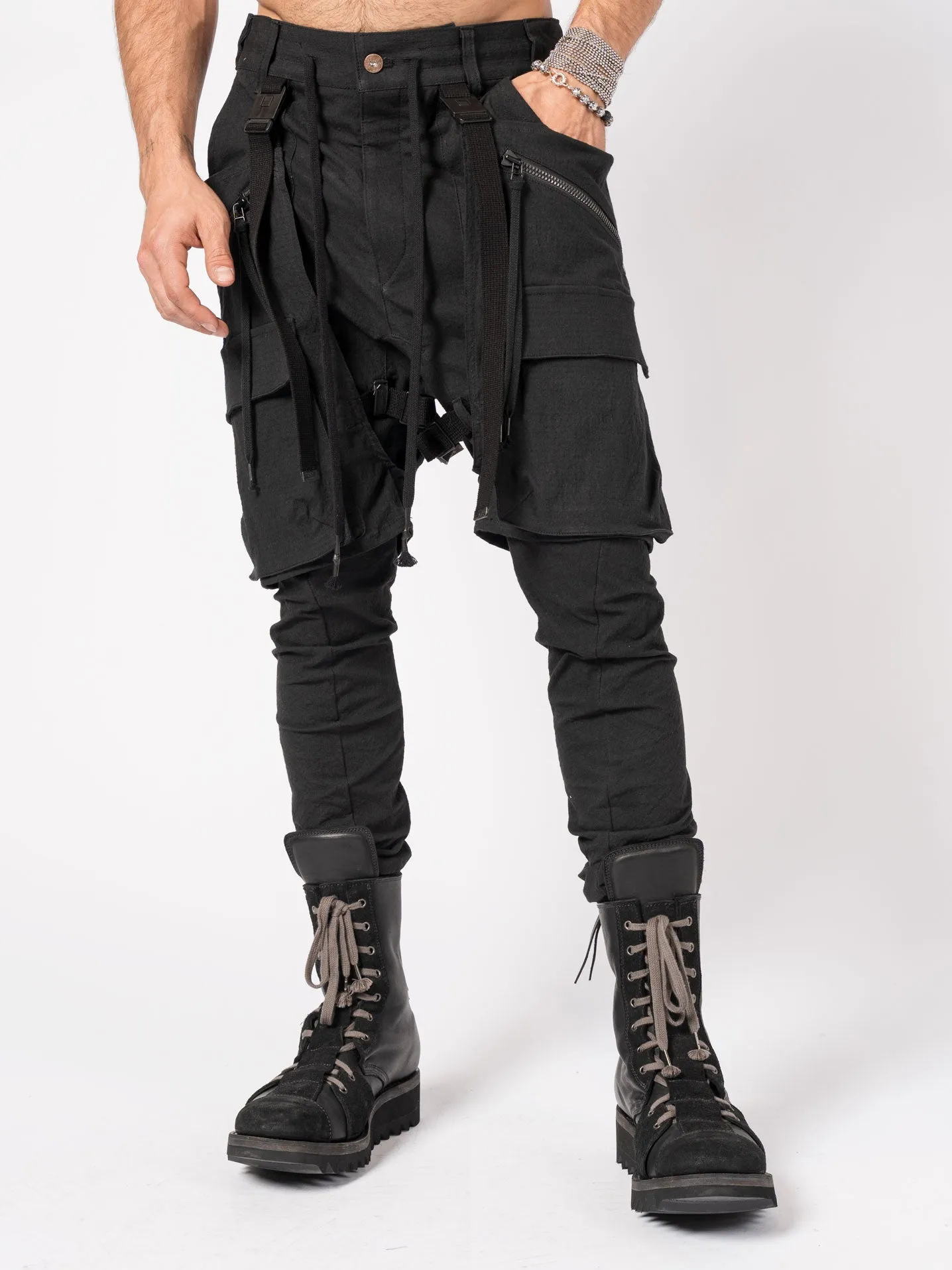 Layered Cargo Pants