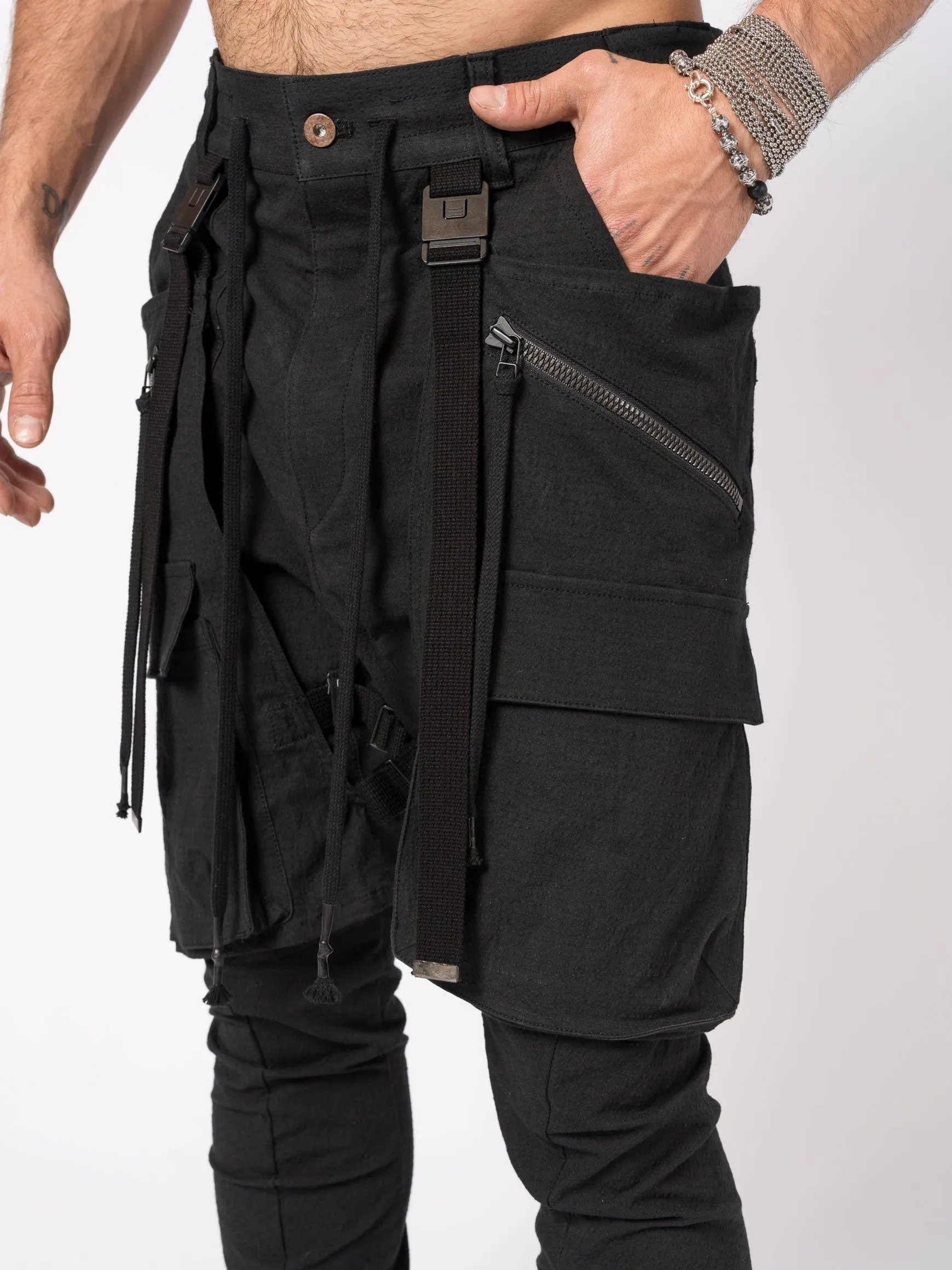 Layered Cargo Pants