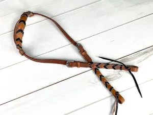 Leather Laced One Ear Headstall