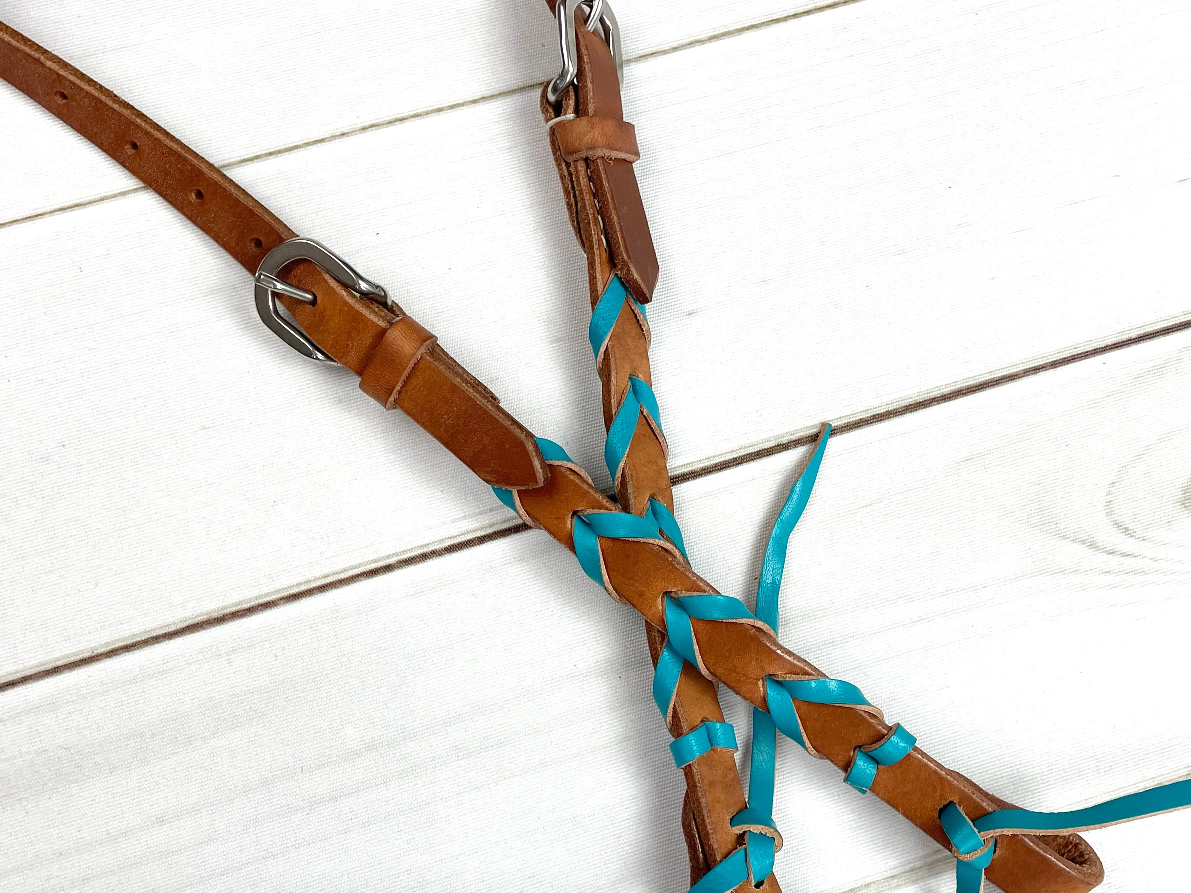Leather Laced One Ear Headstall