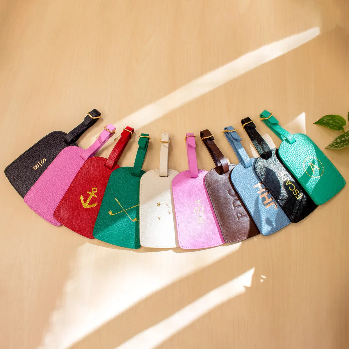 Leather Luggage Tag