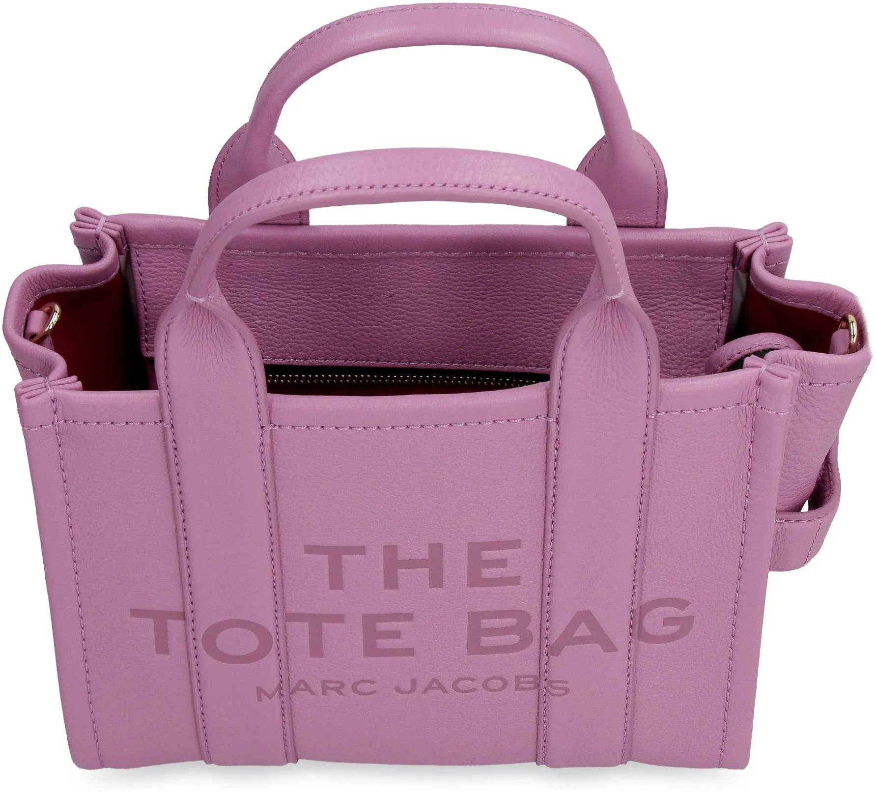 Leather mini tote