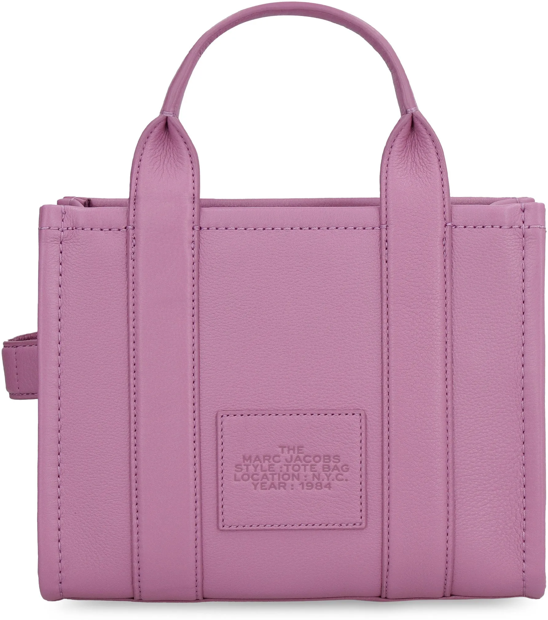 Leather mini tote