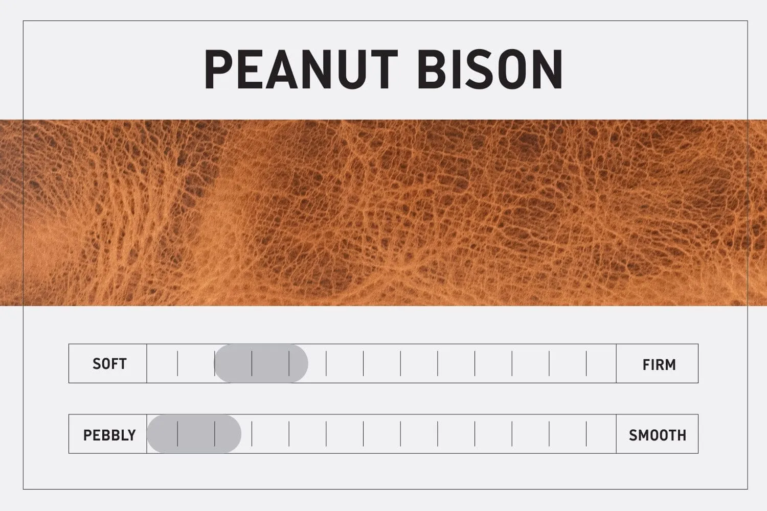 LEATHER TOP ZIPPER POUCH - PEANUT BISON