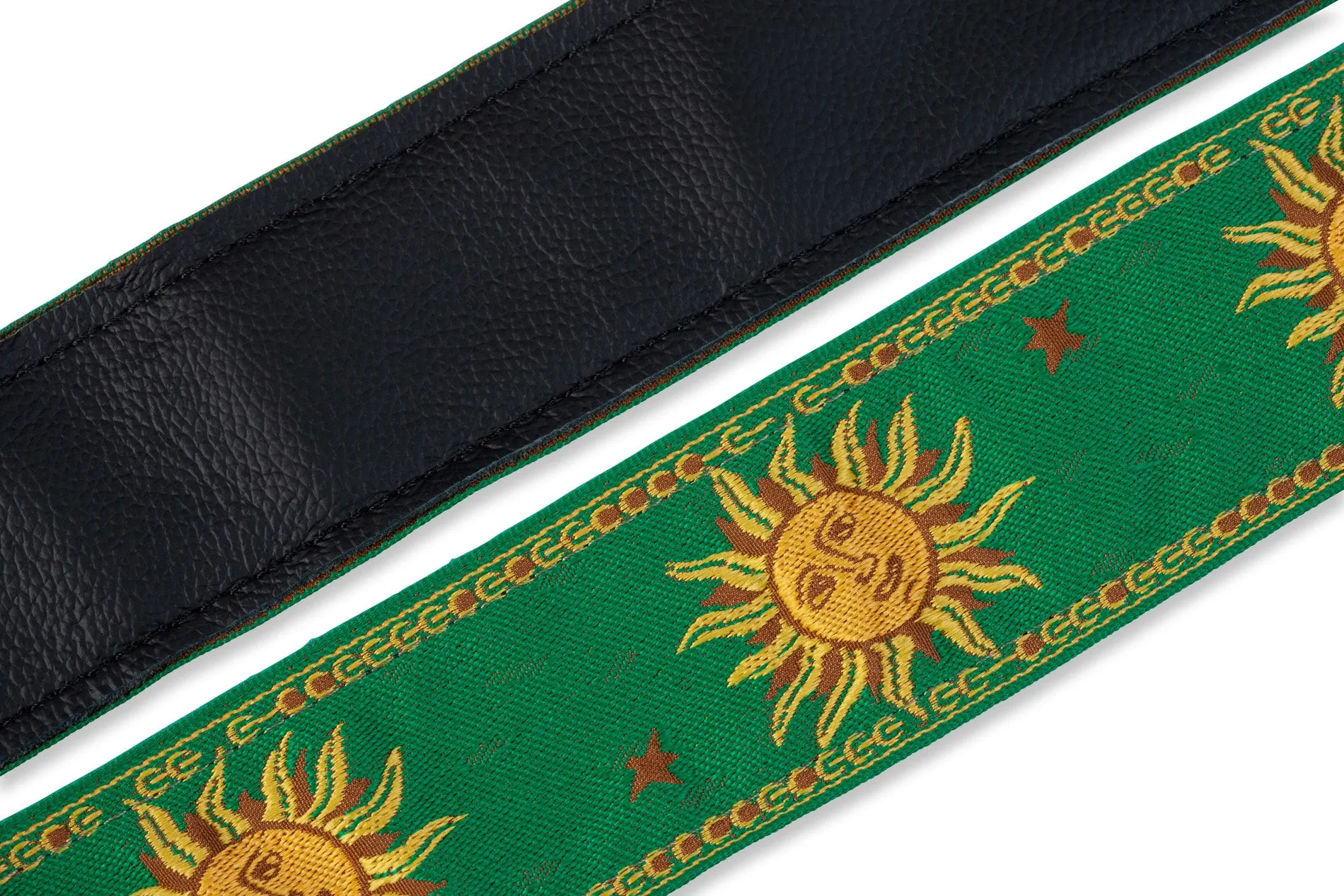 Levy's MPJG-SUN-GRN guitar strap