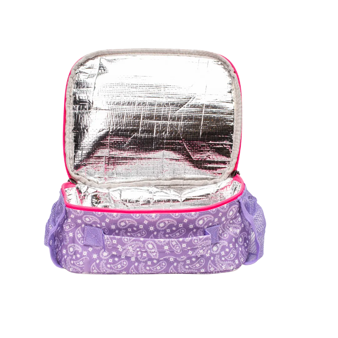 Lilac Paisley Lunchbox