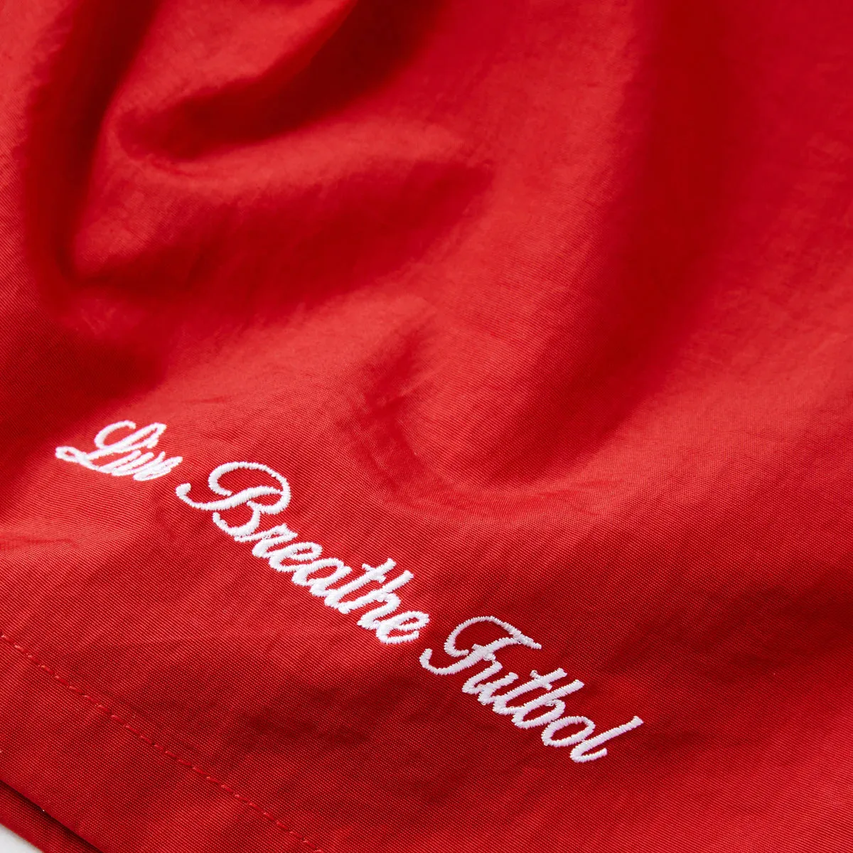 Live Breathe Futbol Touchline Shorts - Straight Red