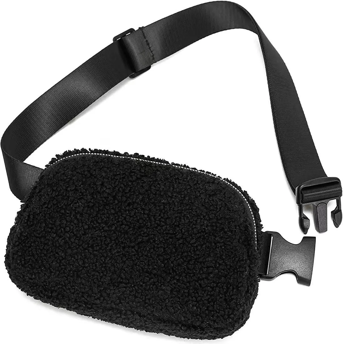 Lola Boucle Sherpa Sling Crossbody Belt Bum Fanny Waist Bag