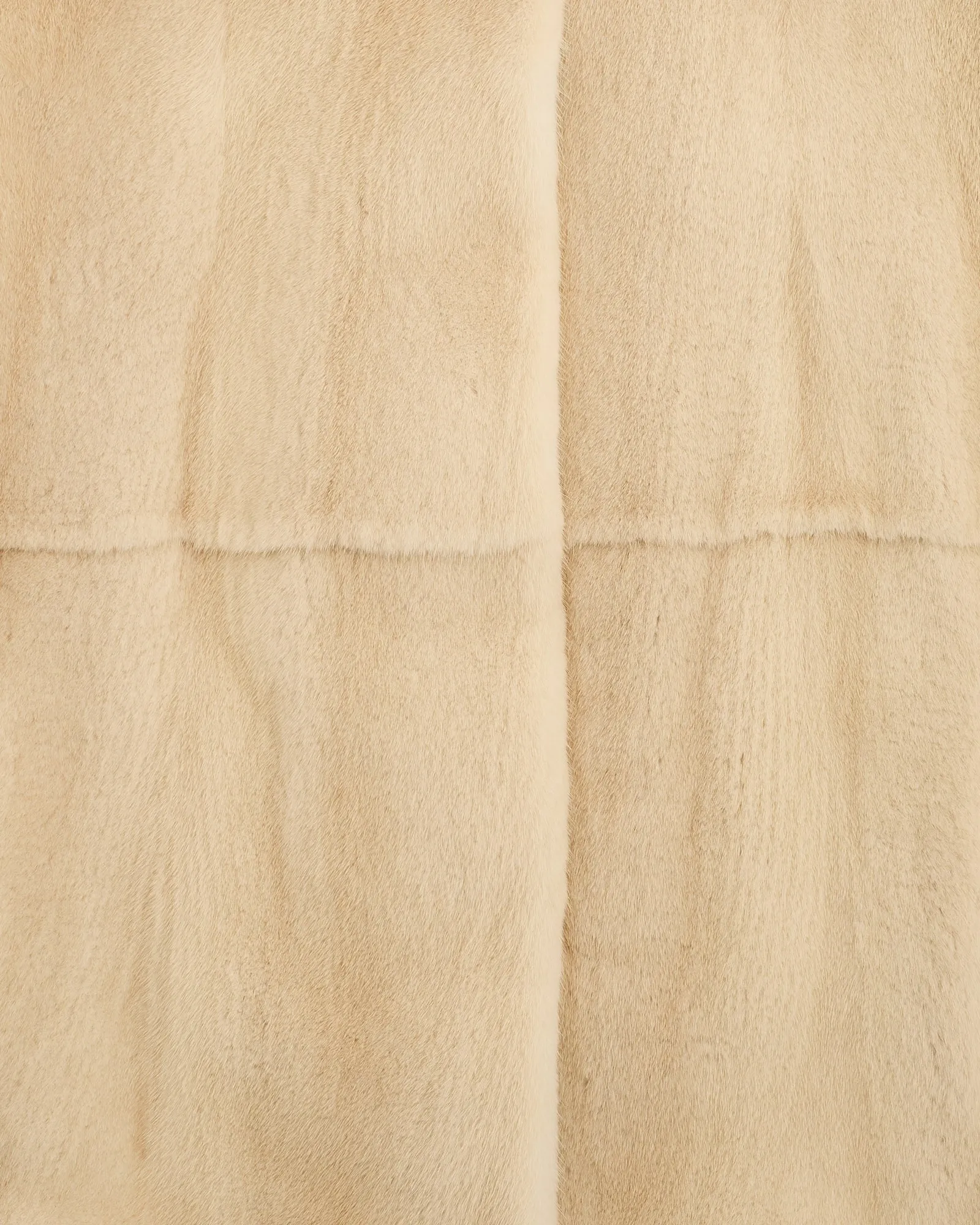Long mink jacket with nylon lining